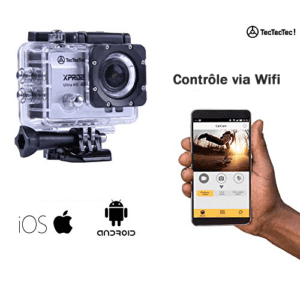 Contrôle WiFi via application Android et iOS pour Caméra XPRO2 TecTecTec