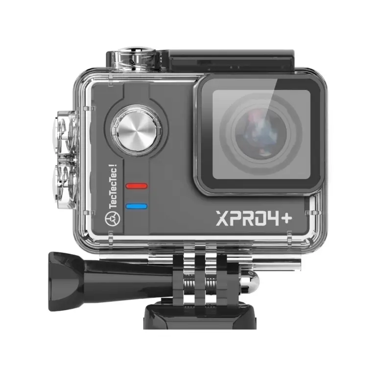 Caméra XPRO4+ Noire dans son caisson étanche 30 mètres TecTecTec