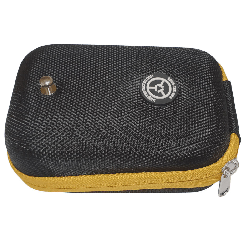 TecTecTec Housse étui premium noire et jaune pour différents modèles de télémètres