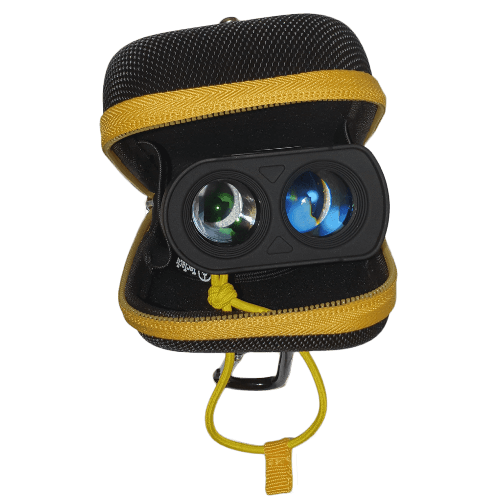 TecTecTec Housse étui premium noire et jaune pour différents modèles de télémètres avec ULT-X