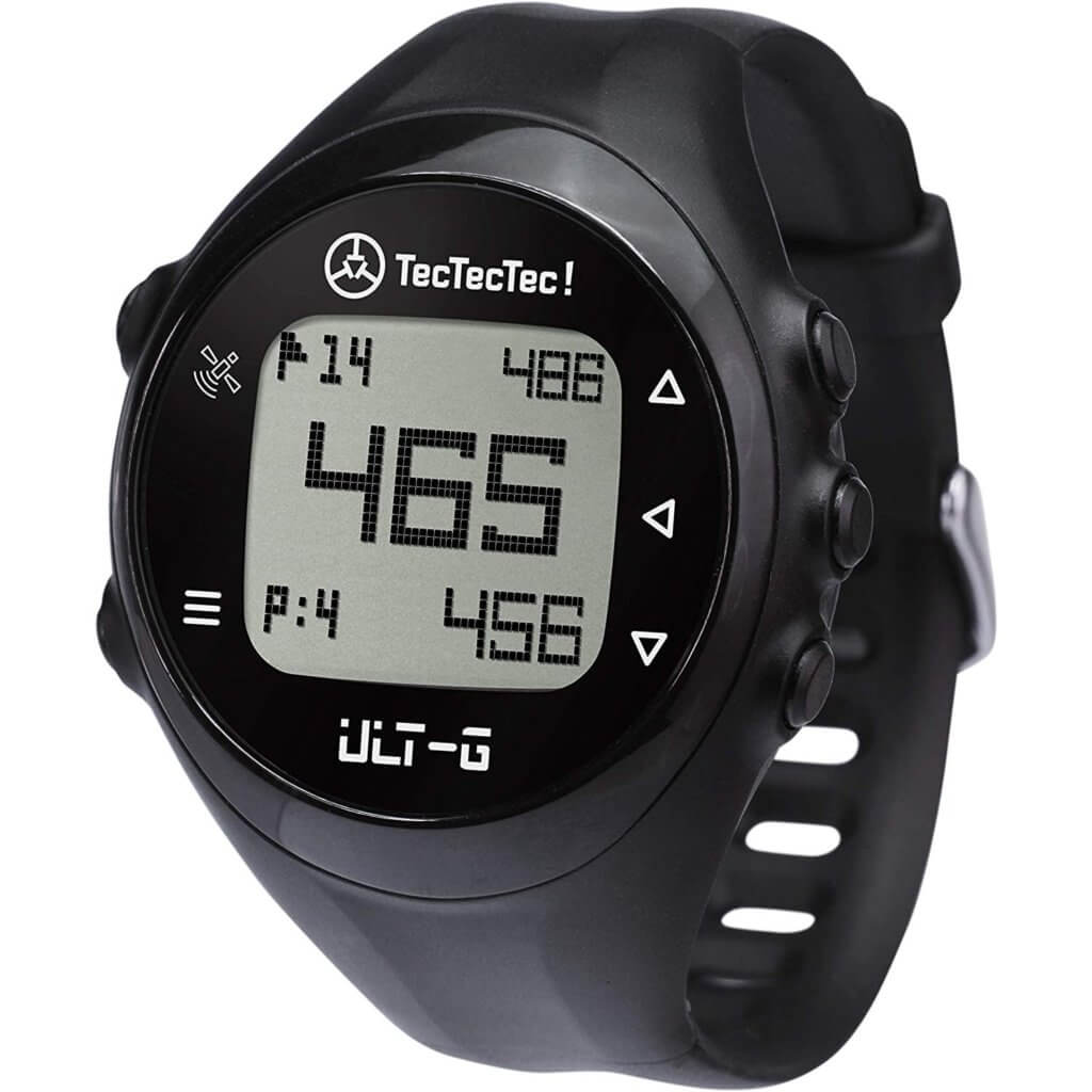 TecTecTec ULT-G Montre de Golf de précision avec connexion Satellite GPS