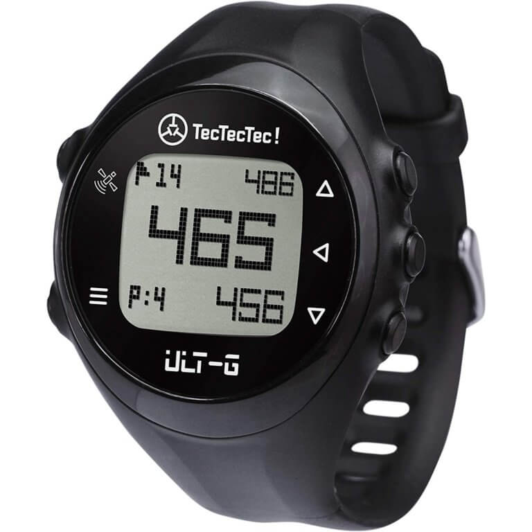 TecTecTec ULT-G Montre de Golf de précision avec connexion Satellite GPS