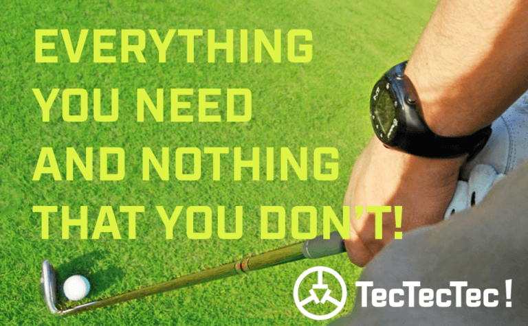 Montre Golf GPS TecTecTec ULT-G - 38 000 Parcours Préchargés, Légère Et Simple